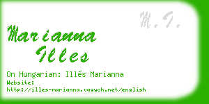 marianna illes business card