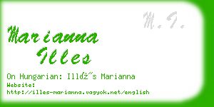 marianna illes business card